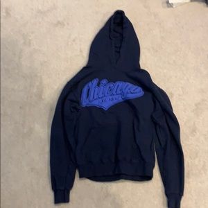 Kids size small hoodie Navy blue